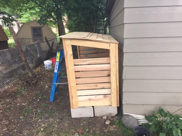Build a shed for firewood