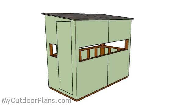 Deer Box Stand Plans | MyOutdoorPlans | Free Woodworking Plans and 