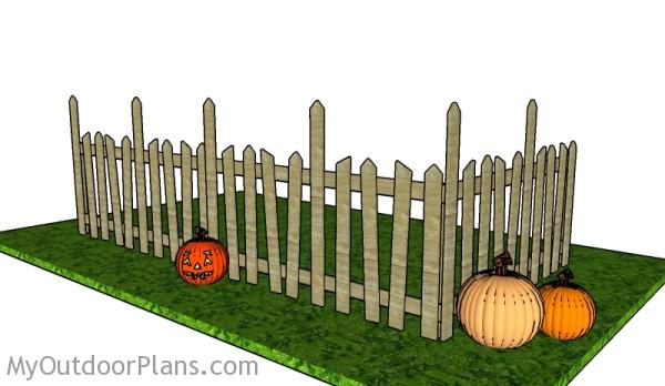 Halloween Graveyard Fence Plans