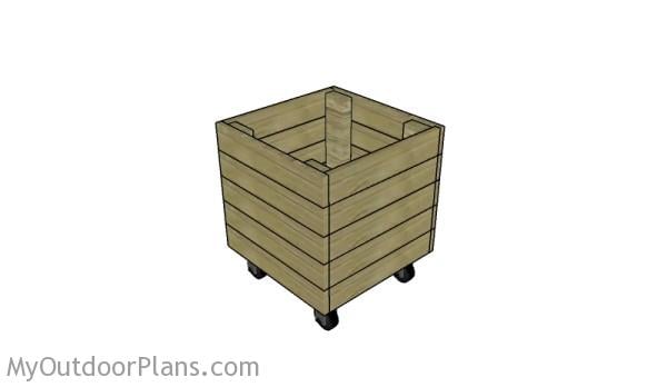 Wood storage bin plans