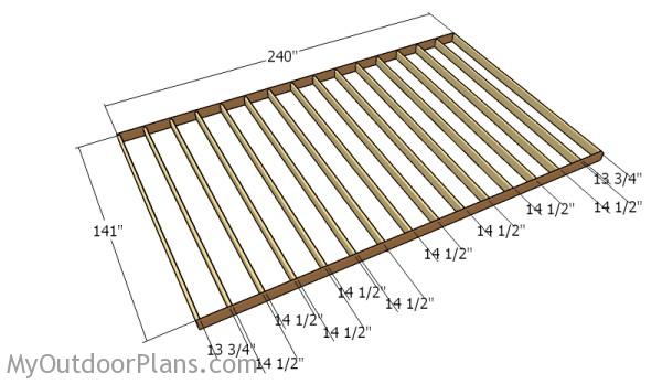12x20 Shed Plans MyOutdoor Plans | Free Woodworking Plans