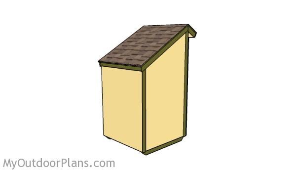 Decorative firewood shed plans