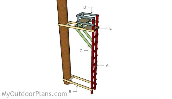 Building a ladder stand