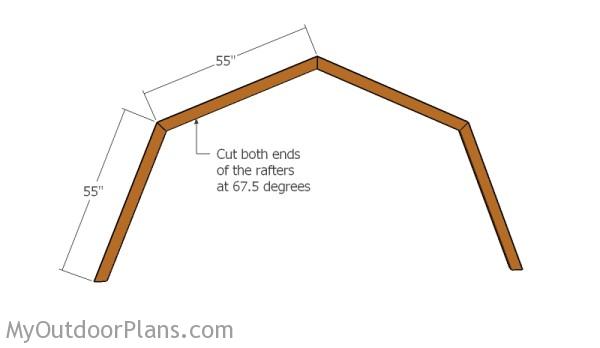 12x16 Gambrel Shed Roof Plans | MyOutdoorPlans | Free ...