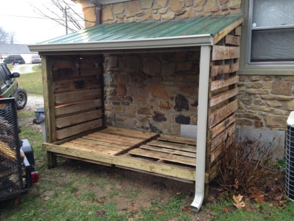 DIY Lean to Wood Shed