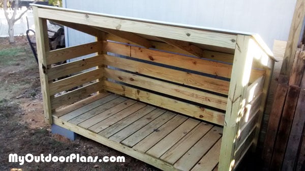 diy firewood shed free garden plans - how to build