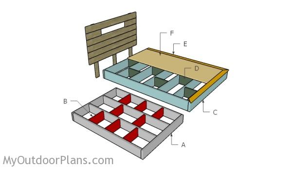 Building a floating bed frame