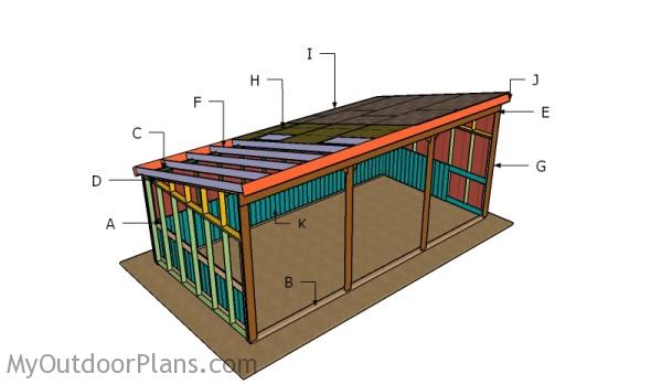 Loafing Shed Roof Plans | MyOutdoorPlans | Free Woodworking Plans 