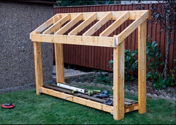 DIY Small Wood Shed | MyOutdoorPlans | Free Woodworking ...