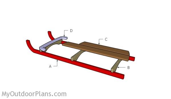 Building a wood sled