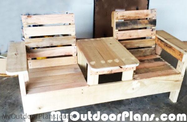 Diy Double Chair Bench
