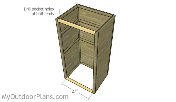 Fitting the front supports