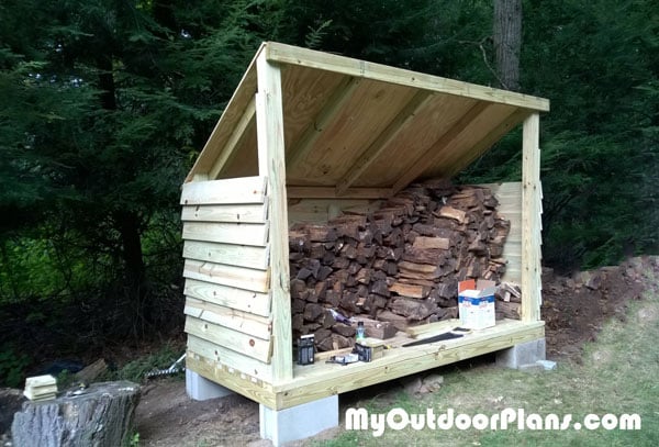 8x8 Lean to Shed - DIY Project | MyOutdoorPlans | Free 