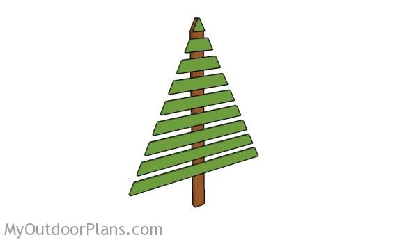 Wood christmas tree plans