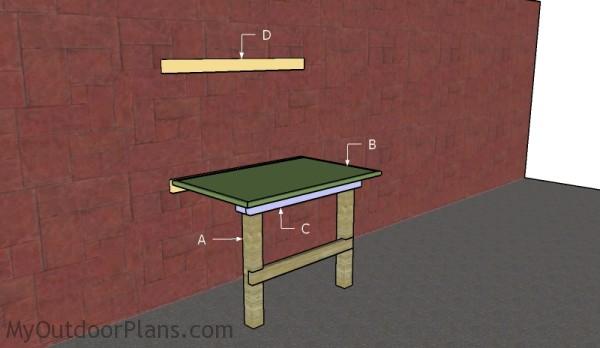Building a fold down workbench