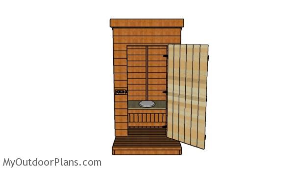How to build a wood outhouse