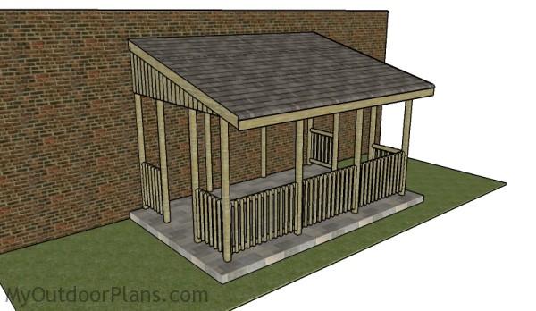 Lean To Gazebo Plans | MyOutdoorPlans | Free Woodworking ...