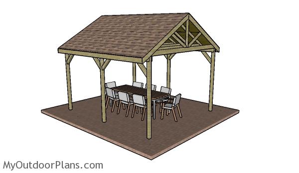 12x14 Outdoor Shelter Plans