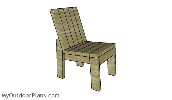 2x4 wood chair plans