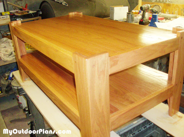 DIY Oak Coffee Table | MyOutdoorPlans | Free Woodworking 