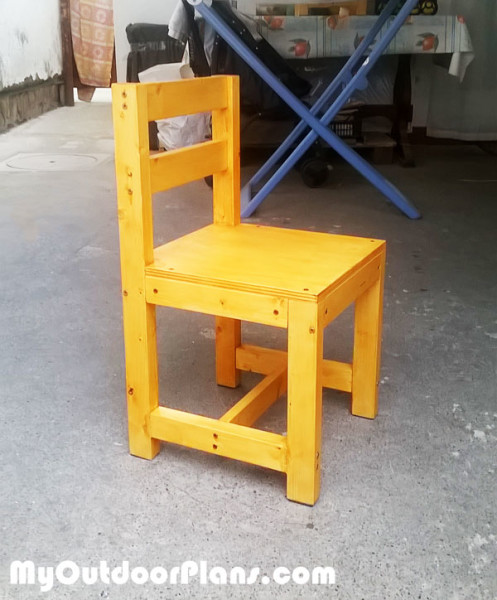 DIY Wood Kids Chair | MyOutdoorPlans | Free Woodworking 