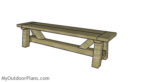 Farmhouse bench plans