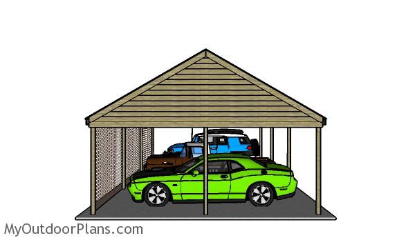 How to build a 3 car carport