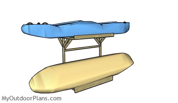 Kayak Storage Rack Plans | MyOutdoorPlans | Free 