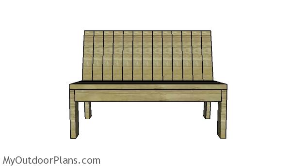 Outdoor bench plans