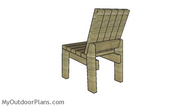 Simple 2x4 chair plans