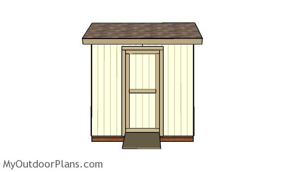 6x8 Gable Shed Plans