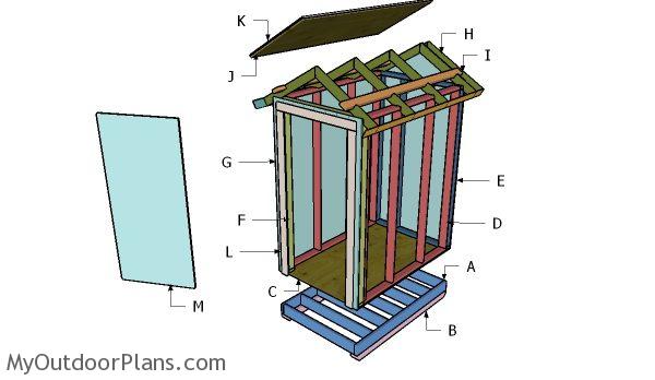 4x6 Gable Shed Roof Plans | MyOutdoorPlans | Free ...