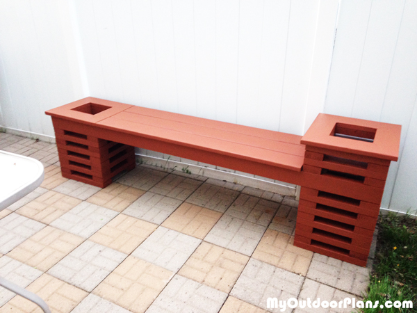 Bench-with-two-planters-plans