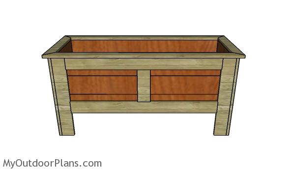 Planter Box with Legs Plans