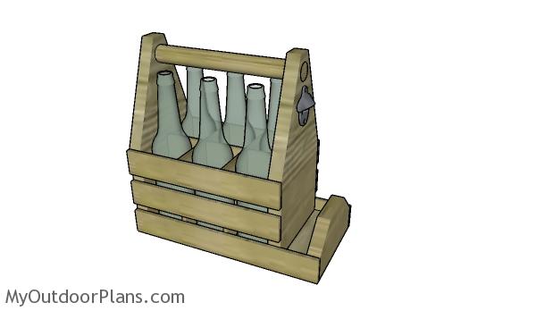 Wooden six pack holder plans