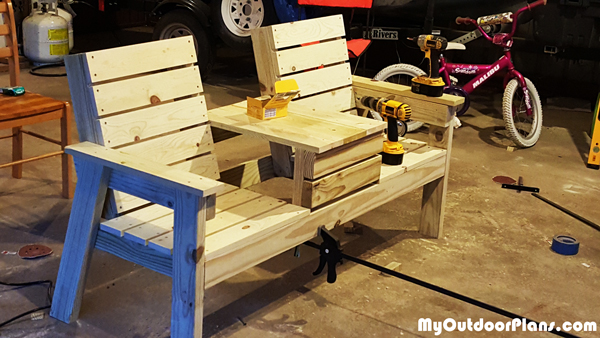 Build-a-double-chair-bench