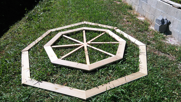 Building-the-benches-for-the-octagonal-picnic-table