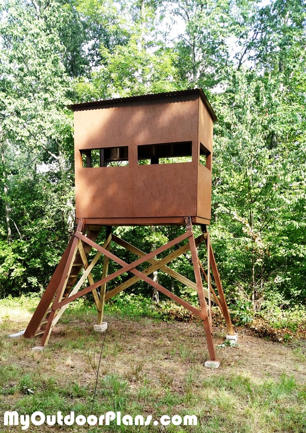 homemade hunting blinds