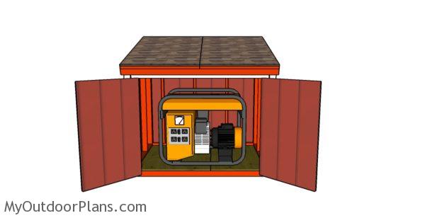 Generator enclosure plans