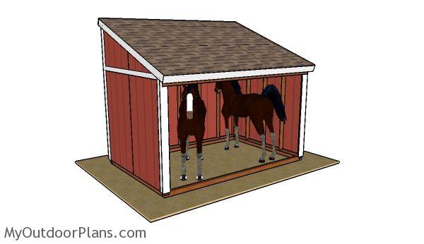 Horse shed plans