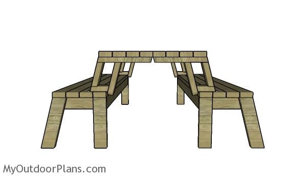Picnic table bench plans