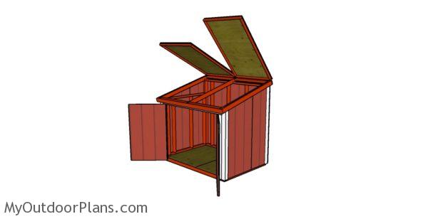 Portable generator shed plans