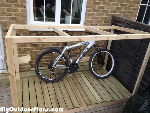 DIY Bike Shed | MyOutdoorPlans | Free Woodworking Plans and Projects