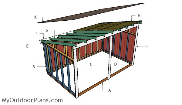 Run In Shed Roof Plans | MyOutdoorPlans | Free Woodworking 
