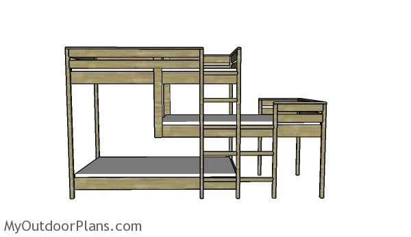 triple-bunk-bed-plans