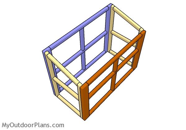 assembling-the-rabbit-hutch-frame