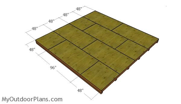 attaching-the-flooring-sheets