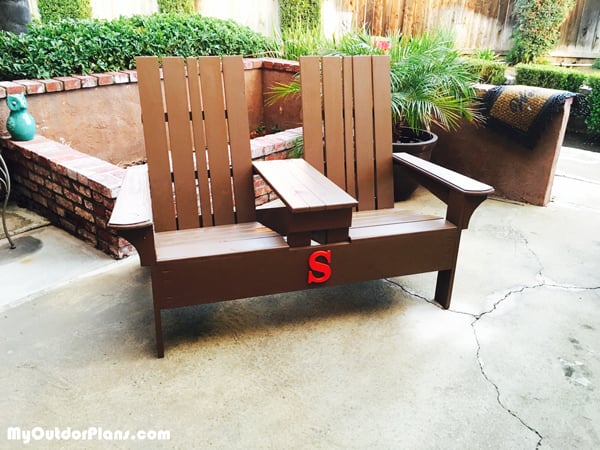 DIY-Double-Adirondack-Chair-Bench