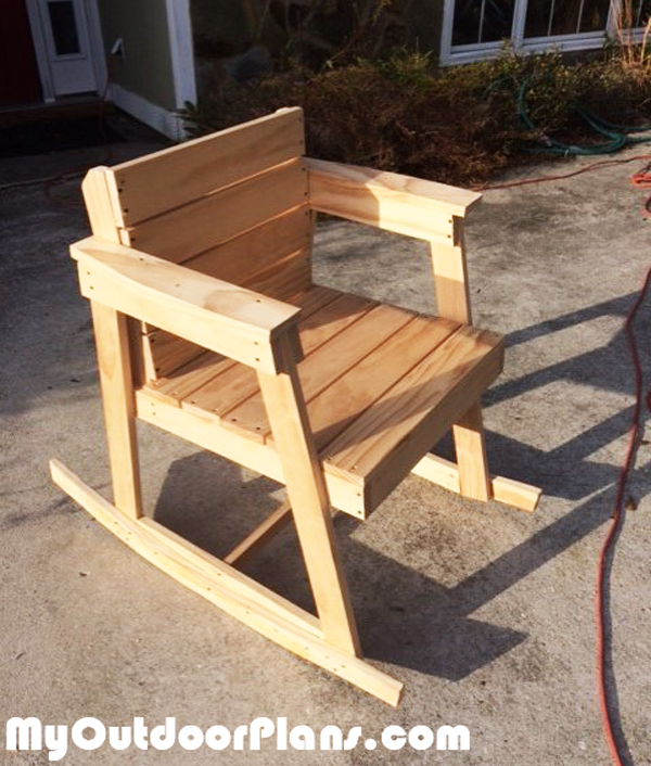 DIY Rocking Chair MyOutdoorPlans Free Woodworking 