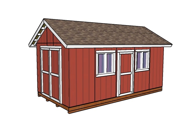 10x20 Shed Plans MyOutdoorPlans Free Woodworking Plans And Projects 